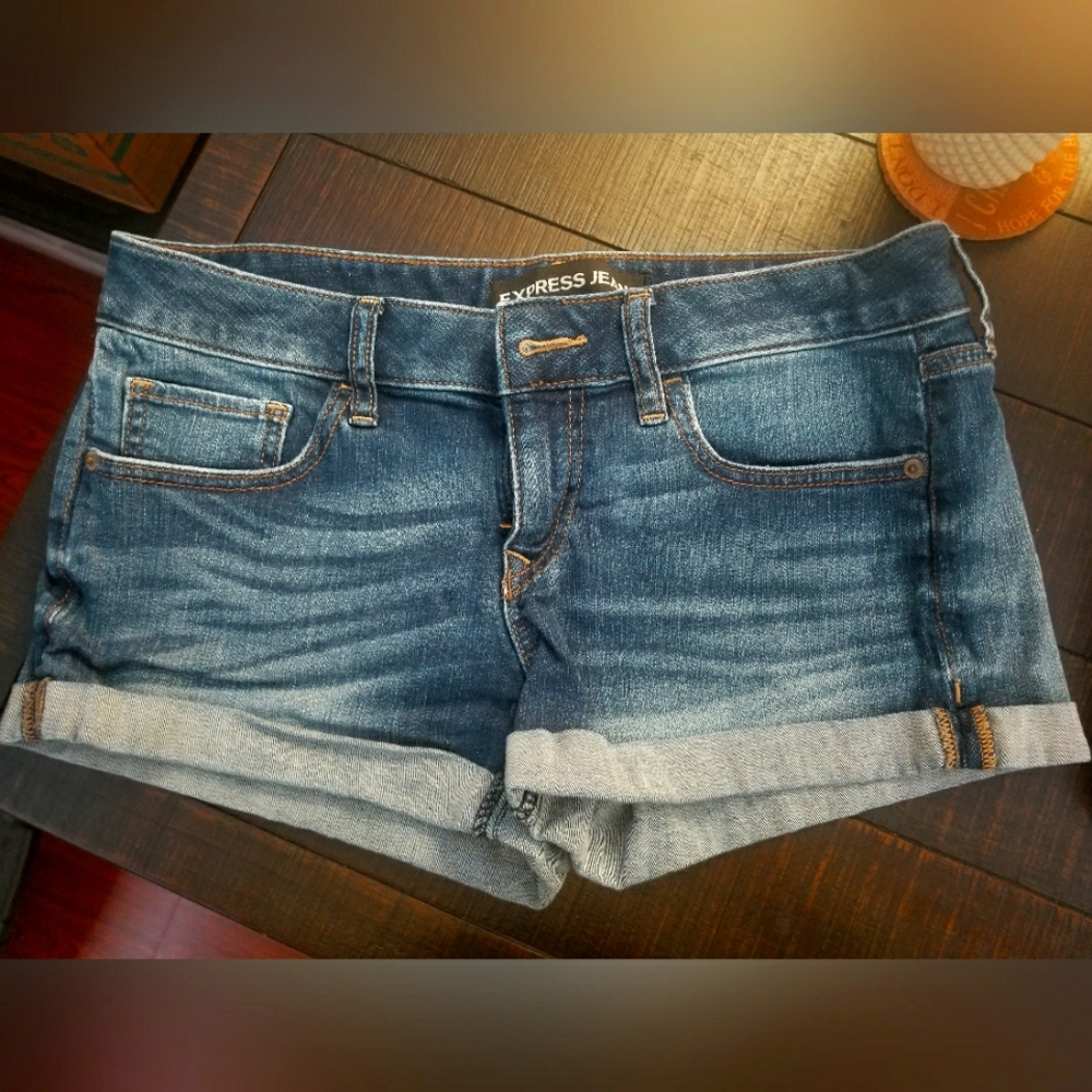 Express Blue Jean Shorts - size 4